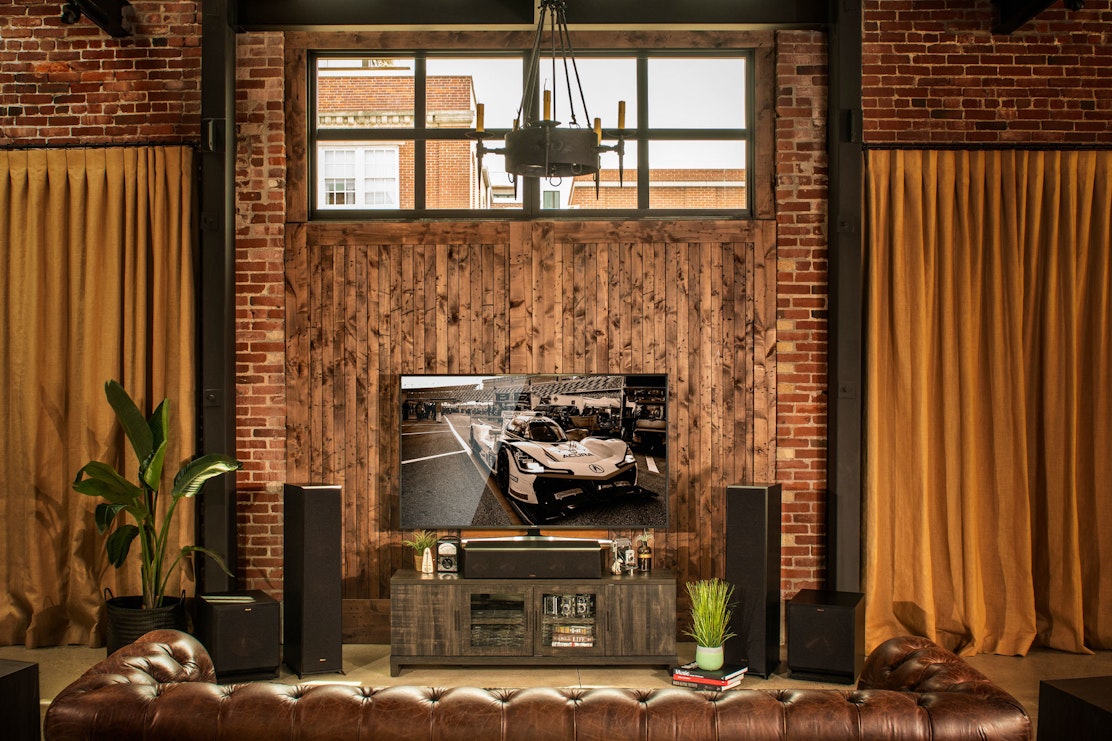 Klipsch Reference Premiere floorstanding speakers and subwoofer